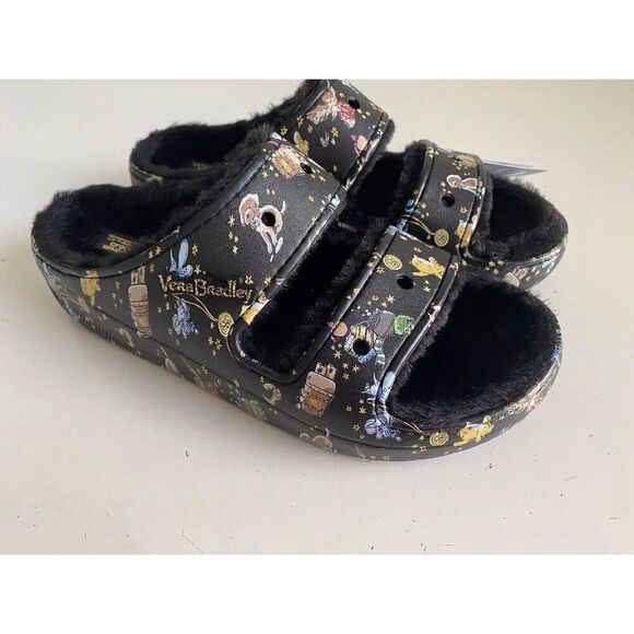 Vera Bradley Crocs Sandals Wizarding World Harry Potter Fur Lined Slides Men 12 main image 12